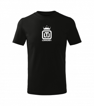 TLL-Community Shirt Girls L | Schwarz | Weiss